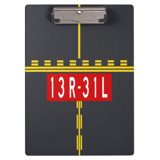 Markering wachtpositie 13R-31L Klembord (Voorkant)