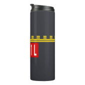 Markering wachtpositie 13R-31L Thermosbeker (Geroteerd rechts)