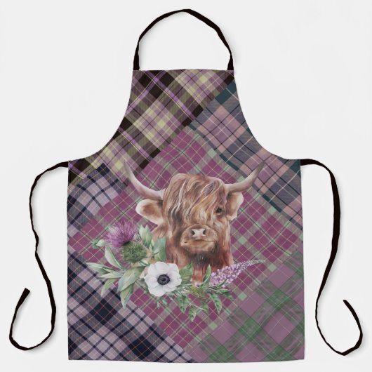 Markeringen van Plaids met hoge Koe Schort (Voorkant)