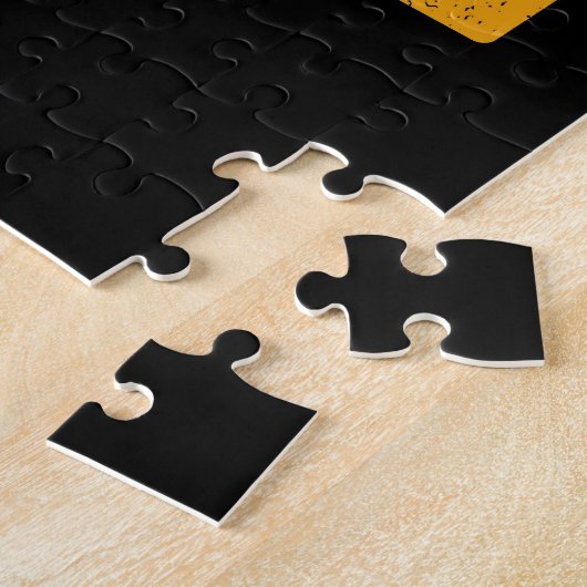  Markeringen voor Trumpet Player Retro Design Legpuzzel (Zijkant)