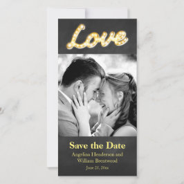 markeringslichten Sla de Datum fotokaart op Save The Date