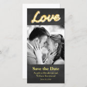  markeringslichten Sla de Datum fotokaart op Save The Date (Voorkant / Achterkant)