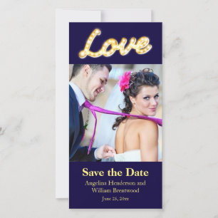 markeringslichten Sla de Datum fotokaart op Save The Date