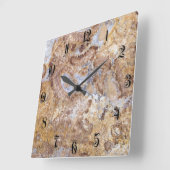 Markeringspatroon achtergrond vierkante klok (Hoek)