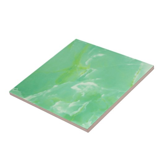 Markeringspatroon voor groene marmering in Emerald Tegeltje (Zijkant)