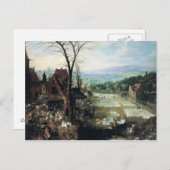 Market and Bleaching Ground, 1620-22 Briefkaart (Voorkant / Achterkant)