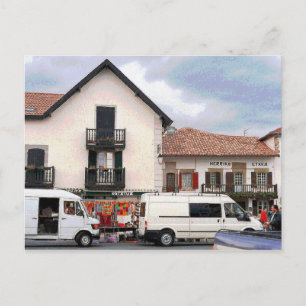 Market Day, Hélette, Frankrijk Briefkaart