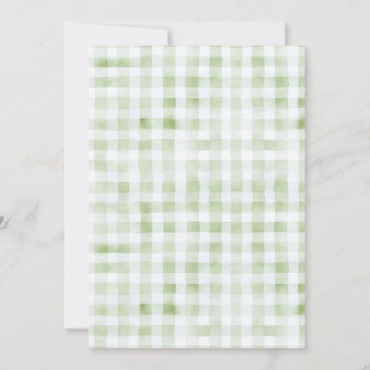 Market Farmers Bruids Douche Uitnodiging (Achterkant)