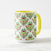 Market Fresh Damask Mok (Voorkant rechts)