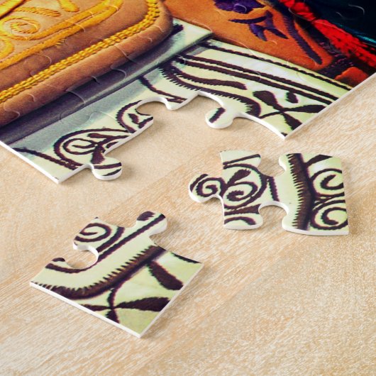 Market in Marrakesh Legpuzzel (Zijkant)