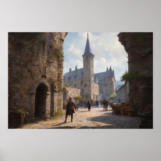 Market Lane Poster (Voorkant)