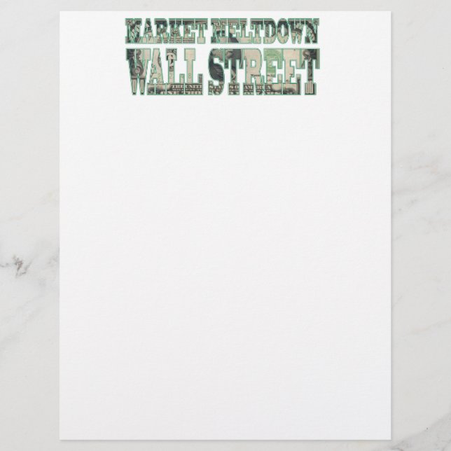 Market Meltdown Wall Street (Voorkant)