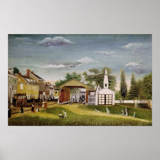 Market Square, Germantown, Pennsylvania Poster (Voorkant)