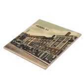 Market Square, Portsmouth, NH, 1905, Tegeltje (Zijkant)