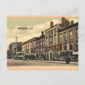 Market Square, Portsmouth, NH, c1905 Briefkaart (Voorkant)