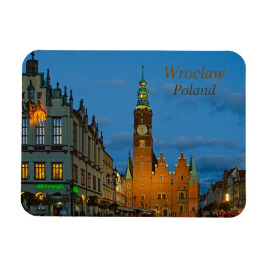 Market Square Wroclaw Polen Magneet (Horizontaal)