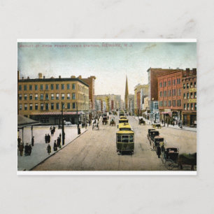 Market St., Newark NJ 1909  Briefkaart
