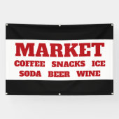 Market Store-banner Spandoek (Horizontaal)