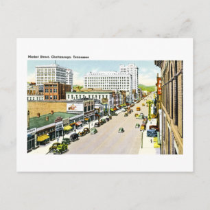 Market Street, Chattanooga, Tennessee Briefkaart