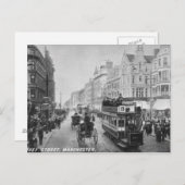 Market Street, Manchester, c.1910 Briefkaart (Voorkant / Achterkant)