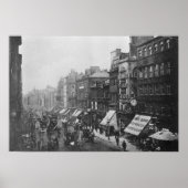 Market Street, Manchester, c.1910 Poster (Voorkant)