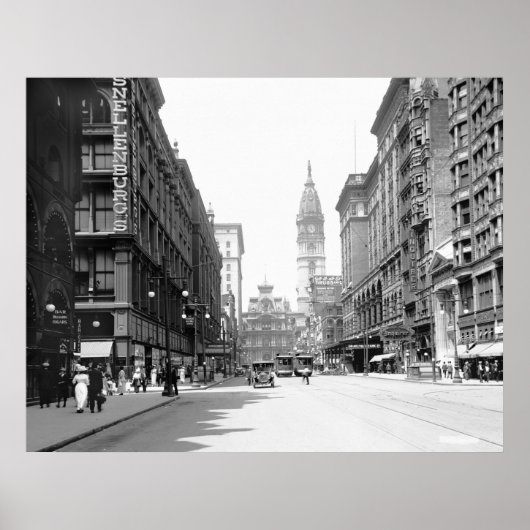 Market Street, Philly, 1910s Poster (Voorkant)