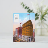 Market Street West van Montgomery, San Francisco Briefkaart (Staand voorkant)
