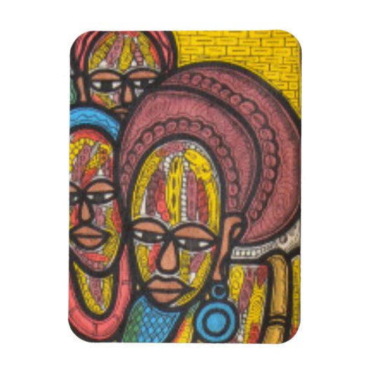 Market Woman Magneet (Verticaal)