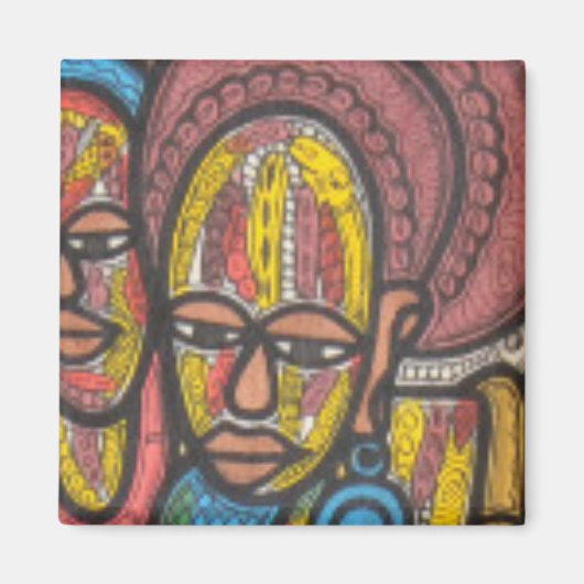 Market Woman Magneet (Voorkant)