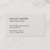 Marketing Bar Graph Visitekaartje (Achterkant)