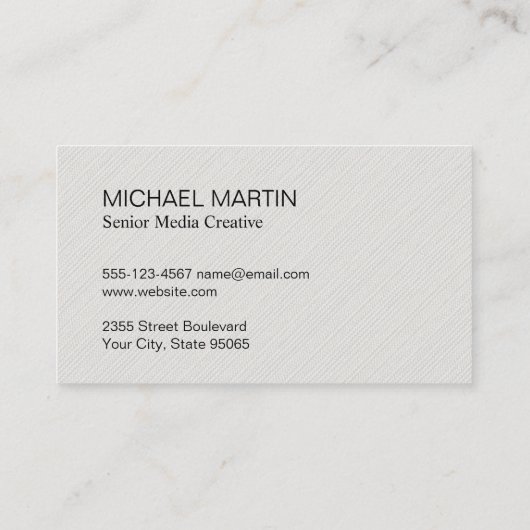 Marketing Bar Graph Visitekaartje (Achterkant)