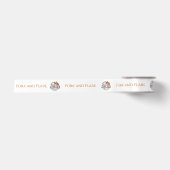 Marketing Branding Aangepaste Bedrijfsnaam Logo Satijnen Lint (Voorkant)