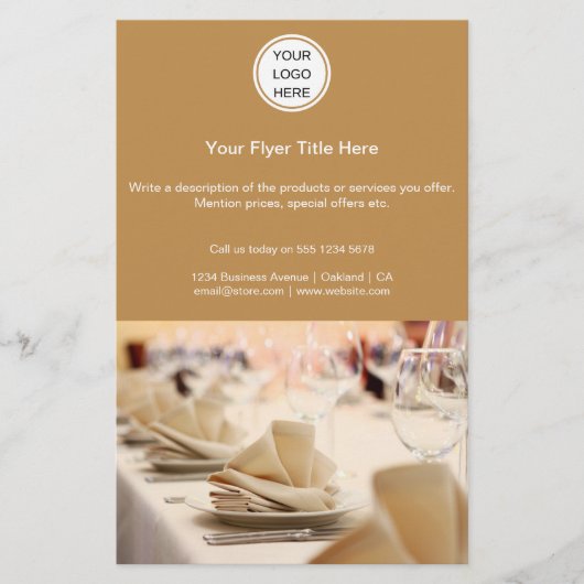 Marketing Business Logo Event Planning Flyer (Voorkant)