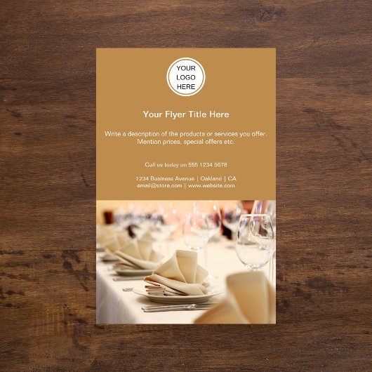 Marketing Business Logo Event Planning Flyer