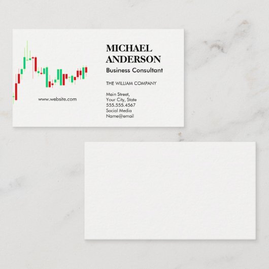 Marketing Consulting | Grafiek Bedrijfs C Visitekaartje (Voorkant / Achterkant)