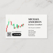 Marketing Consulting | Grafiek van grafiekgegevens Visitekaartje (Voorkant)