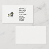 Marketing Consulting | Grafiekgegevenstabel Visitekaartje (Voorkant / Achterkant)