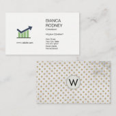 Marketing Consulting | Stippen voor staafgrafiekan Visitekaartje (Voorkant / Achterkant)