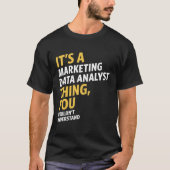 Marketing Data Analyst T-shirt (Voorkant)