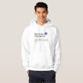 Marketing Department Design Hoodie (Voorkant volledig)