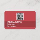 Marketing Direct Sale Custom QR Visitekaartje (Voorkant)