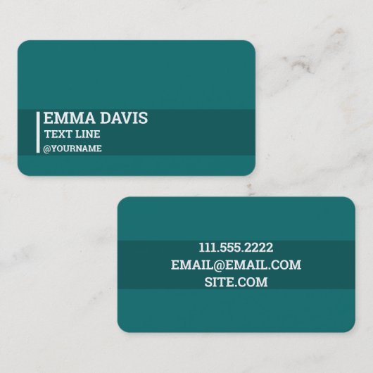 Marketing Direct Sale Visitekaartje (Voorkant / Achterkant)