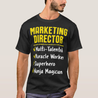 Marketing directeur Miracle Worker Superhero Ninja T-shirt