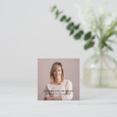 Marketing Director Consultant Manager Professional Vierkante Visitekaartje (Staand voorkant)