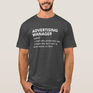 Marketing Manager Irony T-shirt