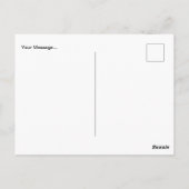 Marketing Manager is geopend tijdens een verkooppr Briefkaart (Achterkant)