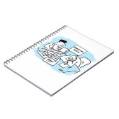 Marketing Manager is geopend tijdens een verkooppr Notitieboek (Linkerzijde)