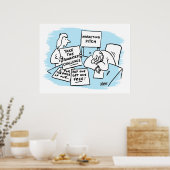 Marketing Manager is geopend tijdens een verkooppr Poster (Keuken)