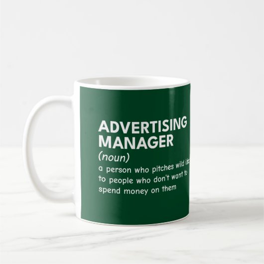 Marketing Manager Job Joke Koffiemok (Links)