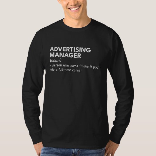 Marketing Manager Life – grappige versie T-shirt (Voorkant)